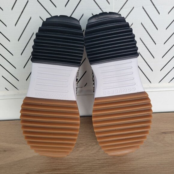 ❤️Converse Run Star Hike Platform Archive Leopard 5 Women's Shoes White A16286C - Picture 9 of 14